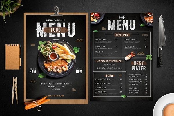 Menu Design Service